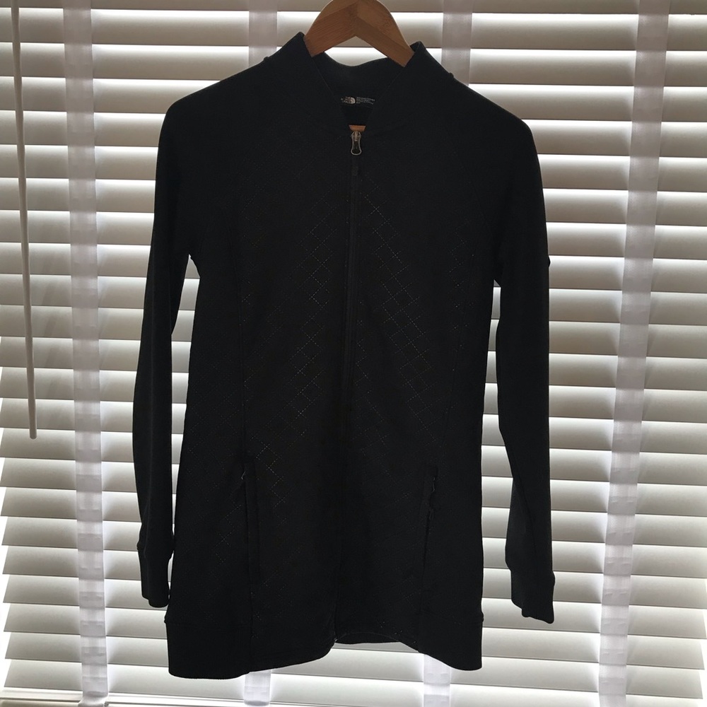 Thigh Length The North Face Zip Up Sweatshirt